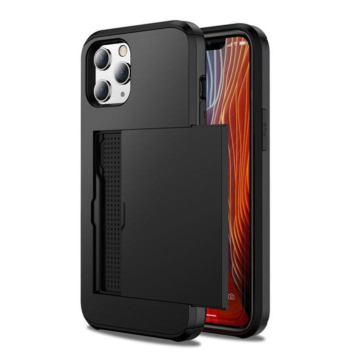 AMZER Hybrid Credit Card Case With Holster for iPhone 12 - Brand My Case