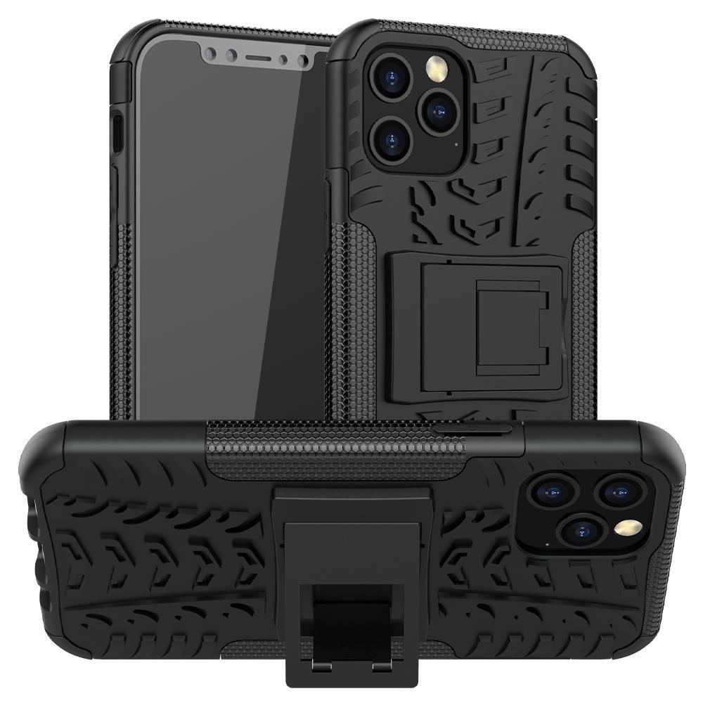 AMZER Hybrid Warrior Dual Layer Kickstand Case for Apple iPhone 12 Max - Brand My Case