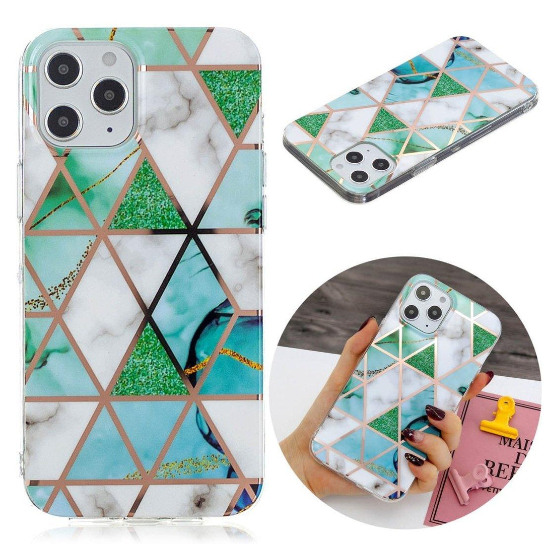 AMZER Marble Design Soft TPU Protective Case for iPhone 12 Pro - Brand My Case