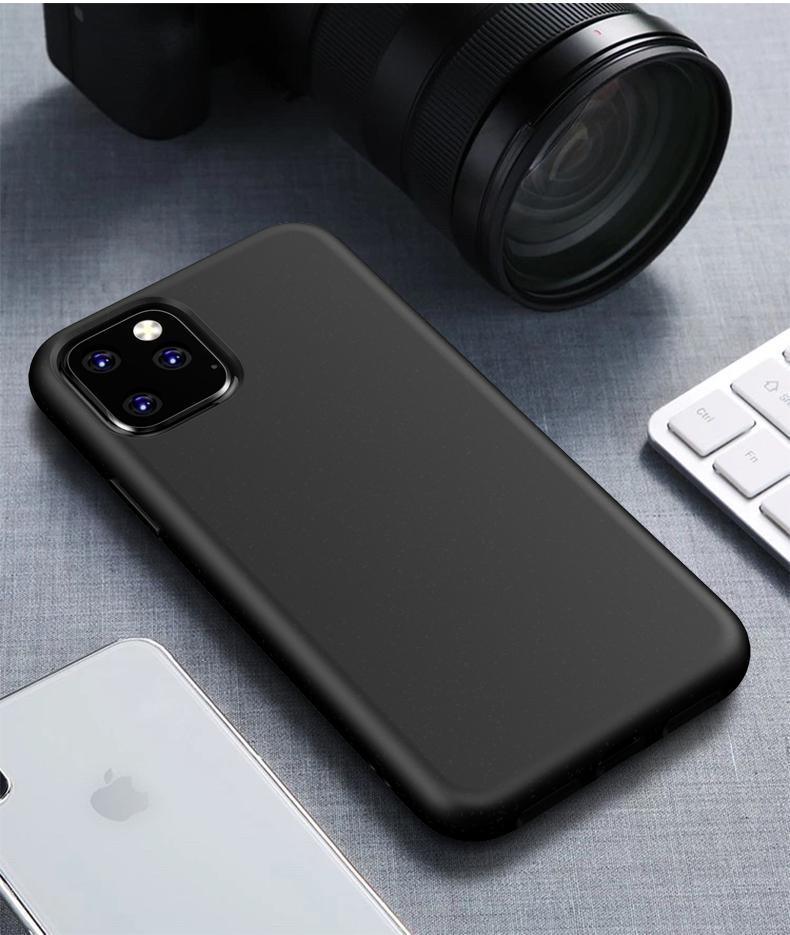 AMZER Pudding Soft TPU Skin Case for iPhone 11 Pro - Black - Brand My Case