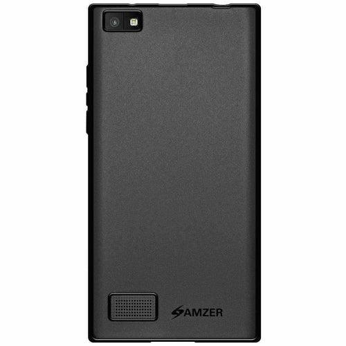 AMZER Pudding TPU Soft Skin Case for BlackBerry Leap - Black - Brand My Case