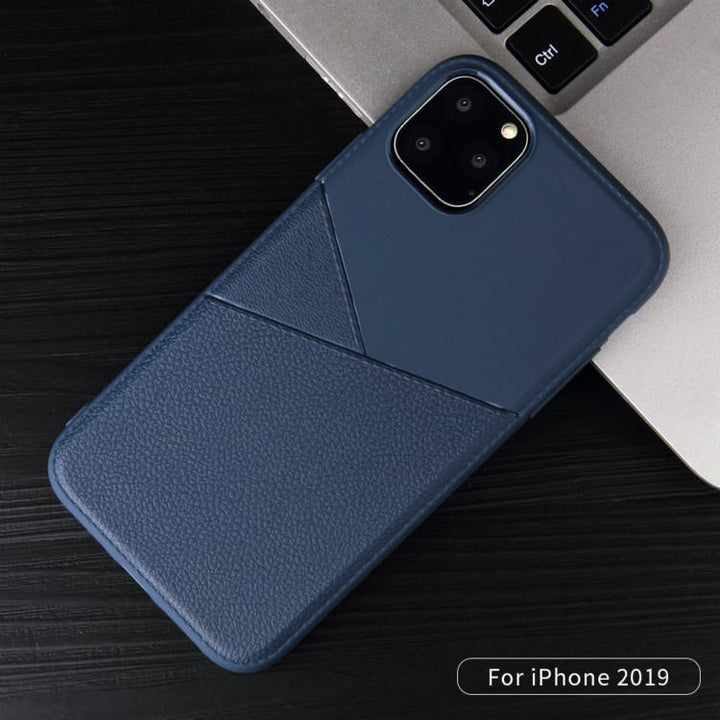 AMZER Shockproof Soft TPU Leather Protective Case for iPhone 11 Pro - Brand My Case