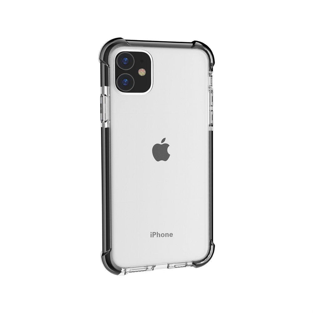 AMZER SlimGrip Bumper Hybrid Case for iPhone 11 - Black - Brand My Case