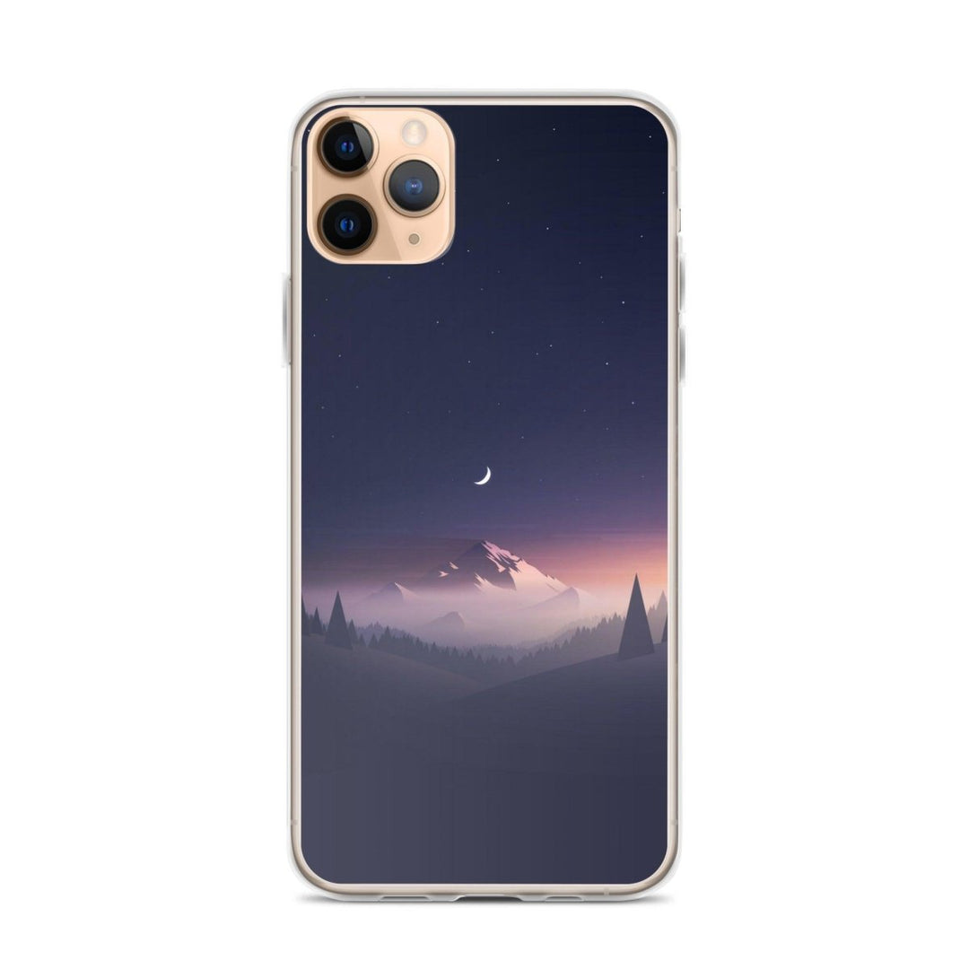 Animated Mountain Sky Premium Clear Case for iPhone - Brand My Case