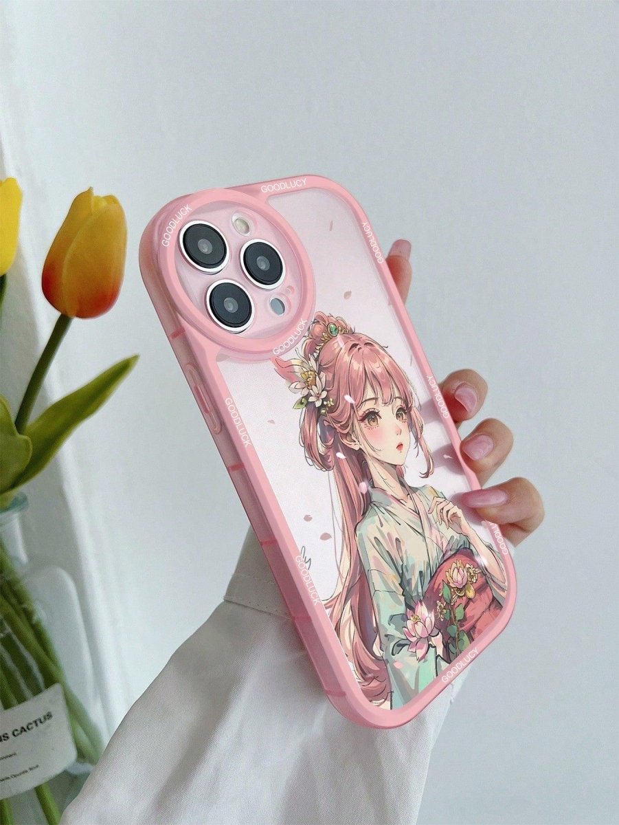 Anime Girl Pattern Phone Case - Brand My Case