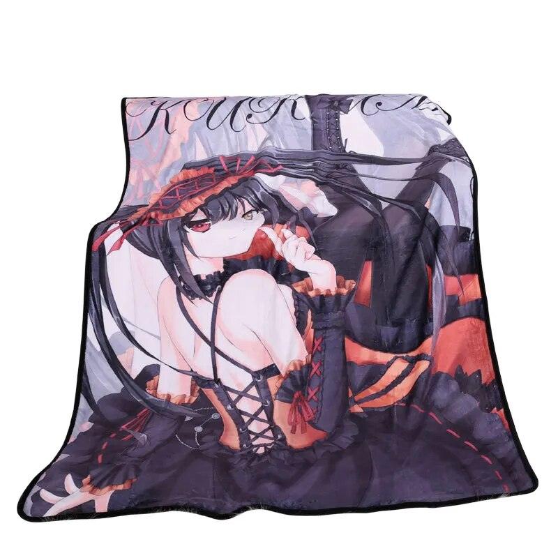 Anime Plush Throw Blanket Re:Zero Starting Life in Another World Printed Soft Warm Flannel Blanket Home Textiles - Brand My Case