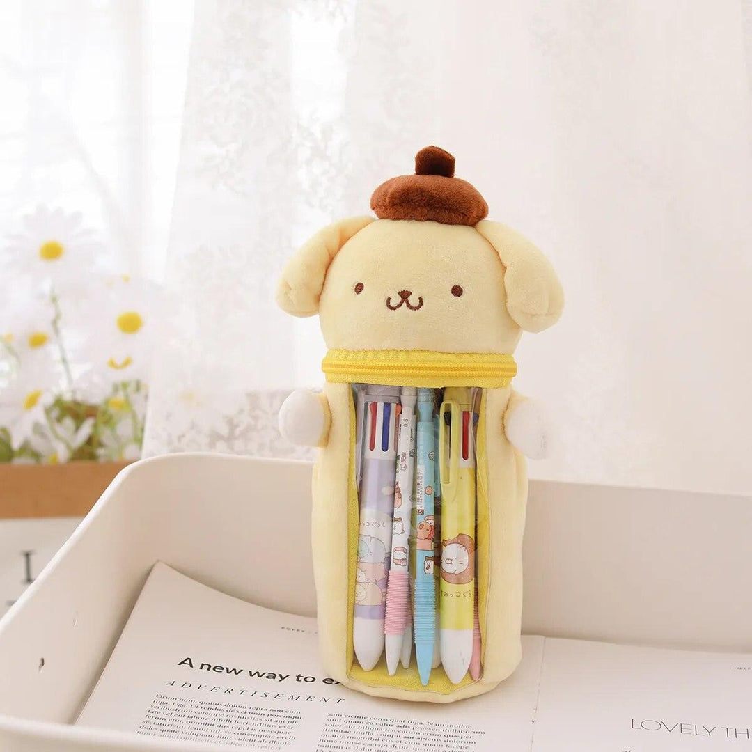 Anime Sanrio Plush Bag Kawaii Pochacco Accessories Cute Beauty Plushies Cosmetic Bag Coin Purse Storage Bag Toys for Girls Gift - Brand My Case
