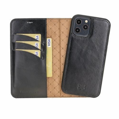 Apple iPhone 12 Series Detachable Leather Wallet Cases - MW - Brand My Case