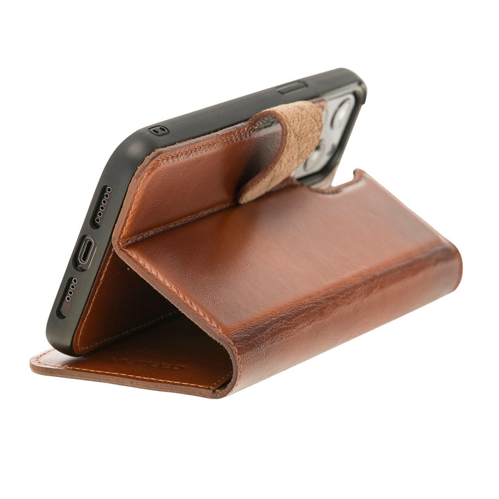 Apple iPhone 12 Series Detachable Leather Wallet Cases - MW - Brand My Case