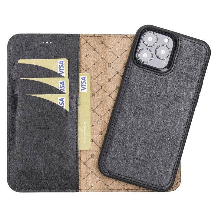 Apple iPhone 13 Series Detachable Leather Wallet Case - MW - Brand My Case