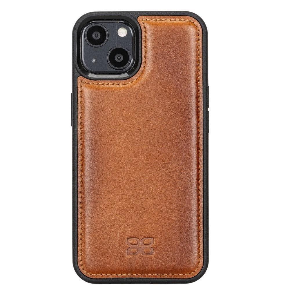 Apple iPhone 13 Series Leather Case with Flexible Back Cover - Brand My Case