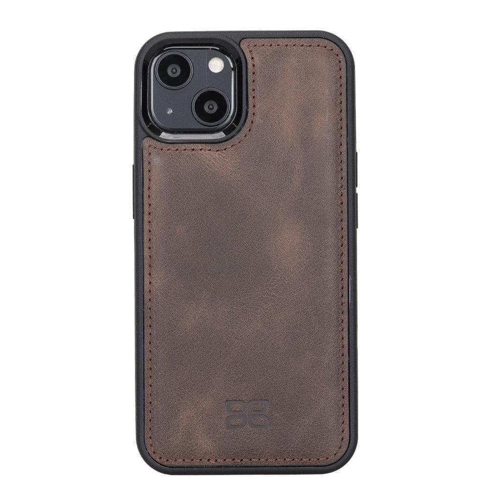 Apple iPhone 13 Series Leather Case with Flexible Back Cover - Brand My Case