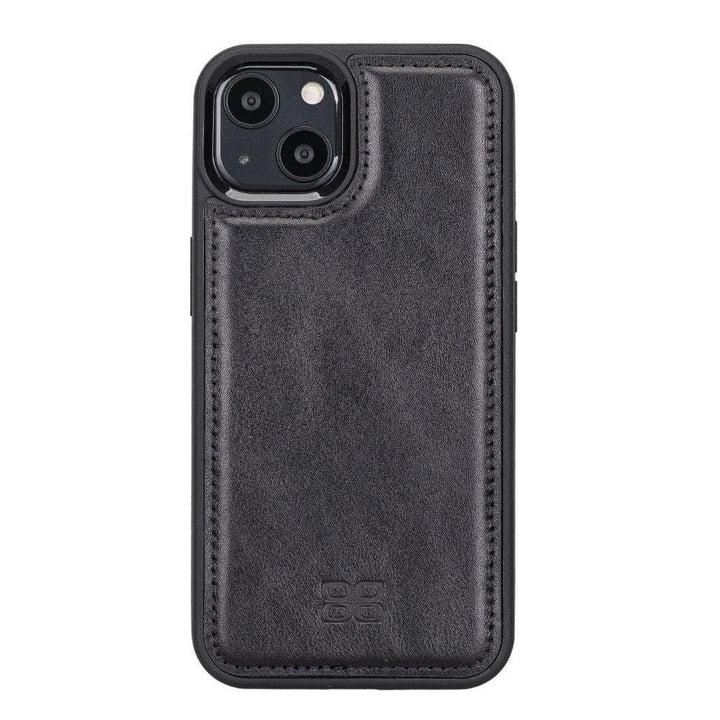 Apple iPhone 13 Series Leather Case with Flexible Back Cover - Brand My Case