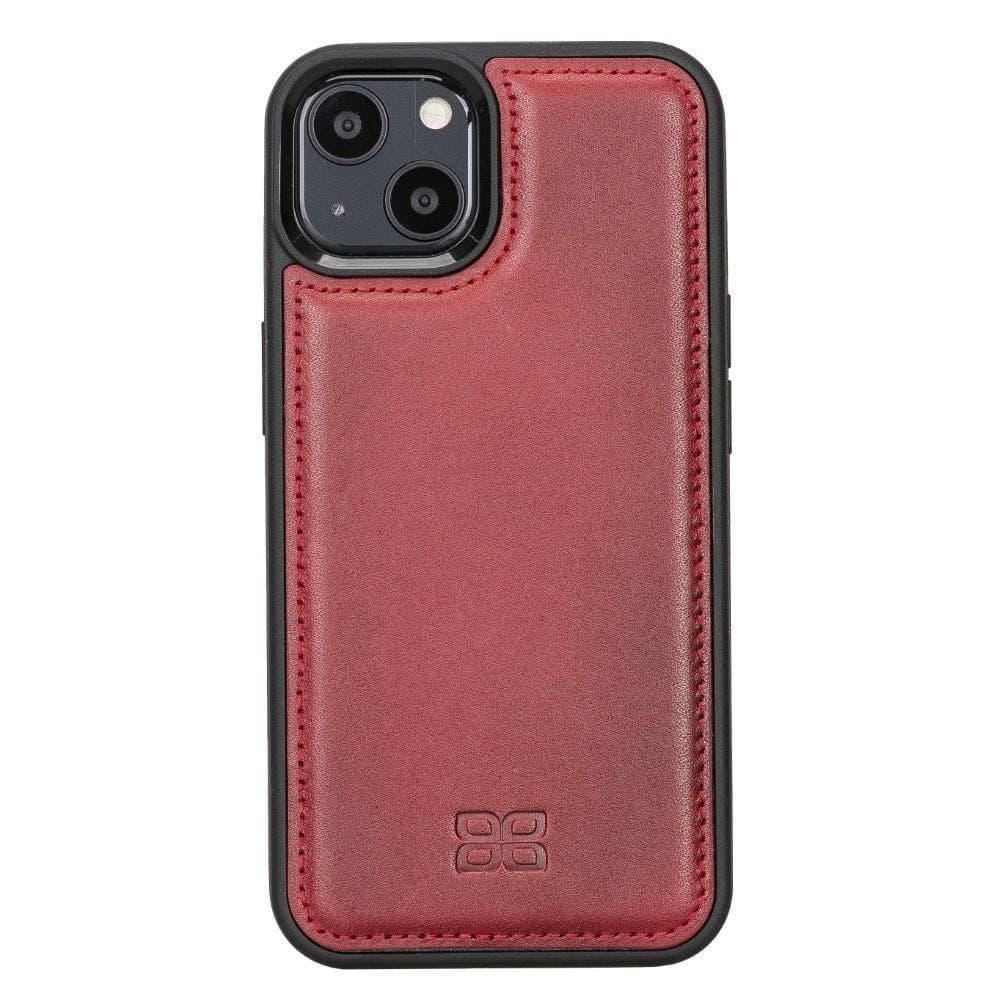 Apple iPhone 13 Series Leather Case with Flexible Back Cover - Brand My Case