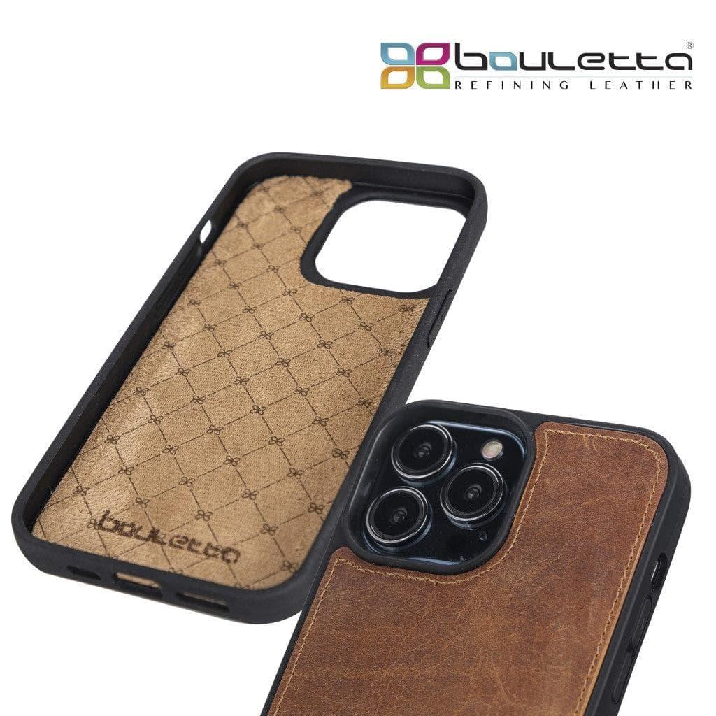 Apple iPhone 13 Series Leather Case with Flexible Back Cover - Brand My Case