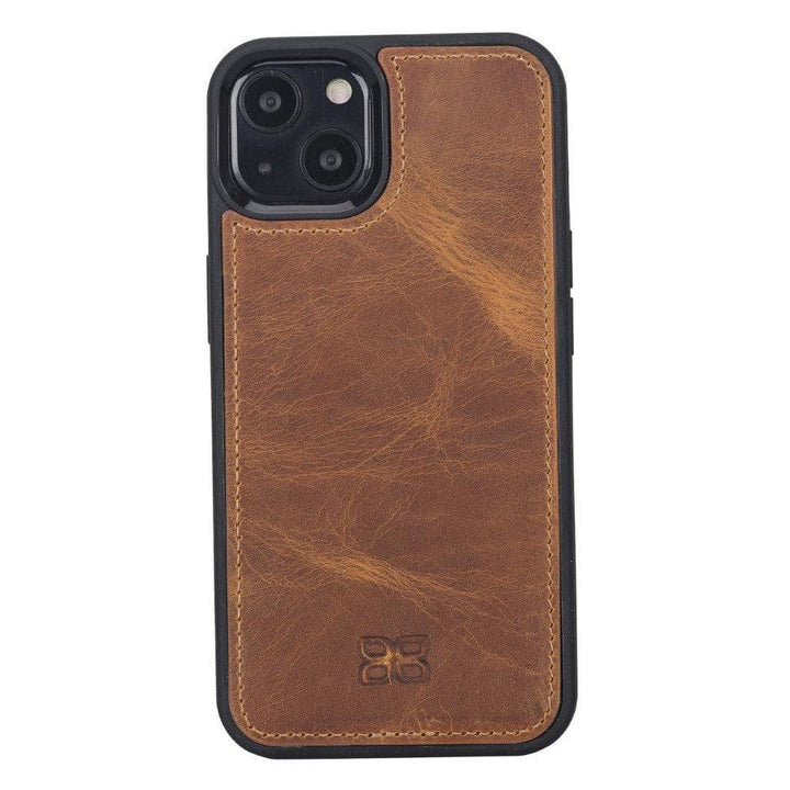 Apple iPhone 13 Series Leather Case with Flexible Back Cover - Brand My Case