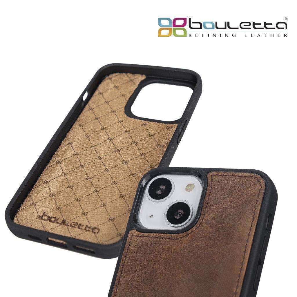 Apple iPhone 13 Series Leather Case with Flexible Back Cover - Brand My Case