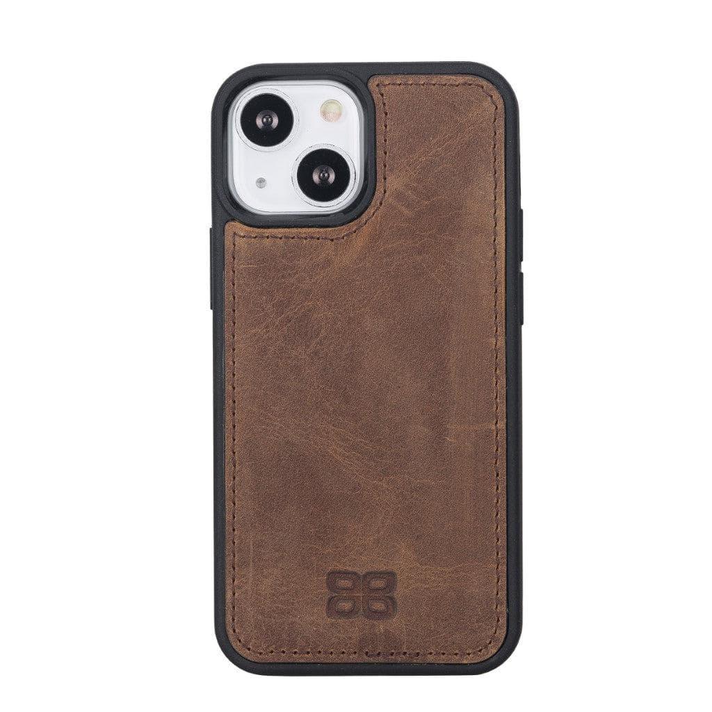 Apple iPhone 13 Series Leather Case with Flexible Back Cover - Brand My Case