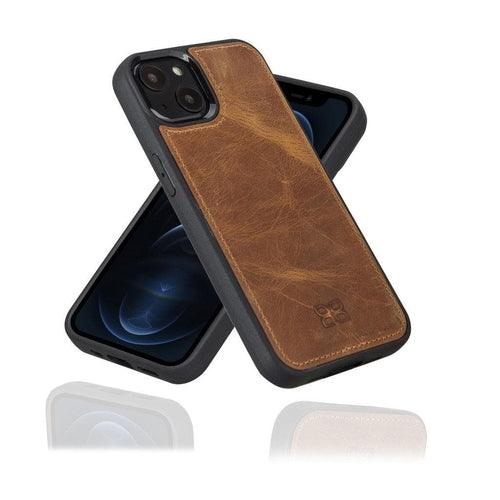 Apple iPhone 13 Series Leather Case with Flexible Back Cover - Brand My Case