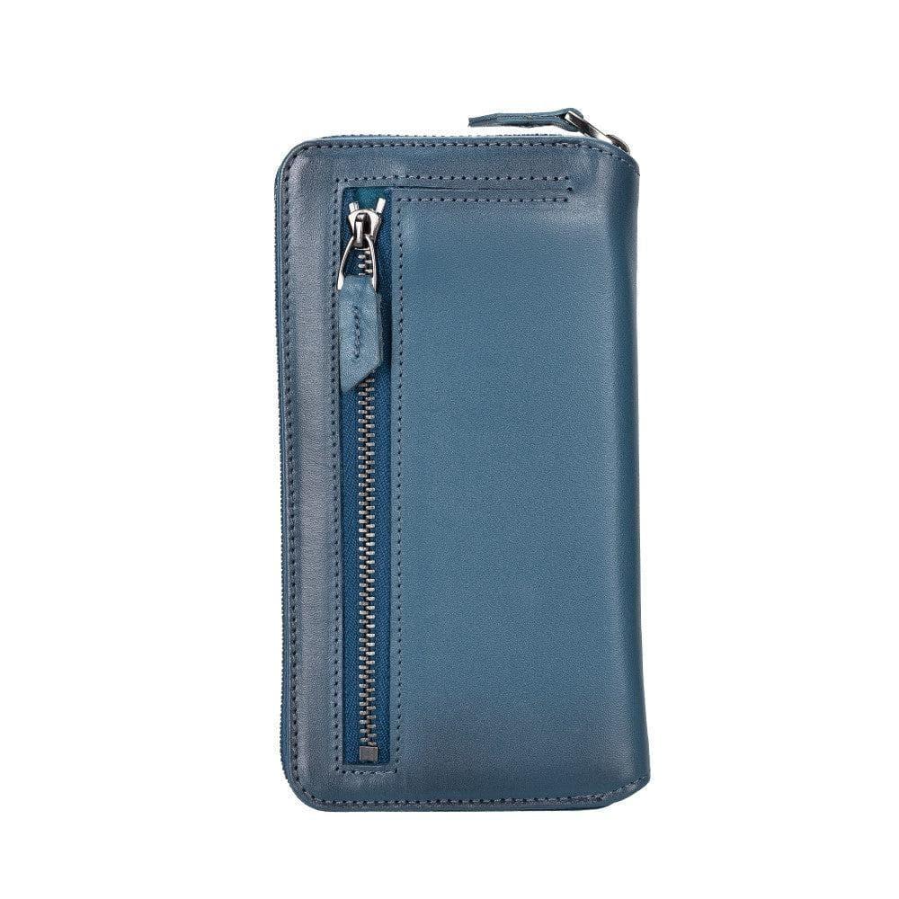 Apple iPhone 14 Series Detachable and Zipper Leather Wallet Case - PMW - Brand My Case