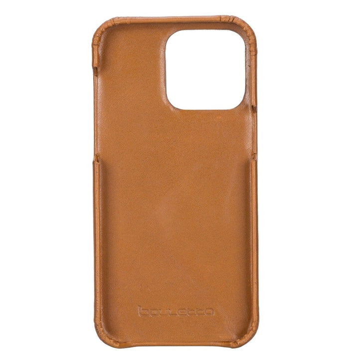 Apple iPhone 14 Series Full Leather Coating Back Cover - Brand My Case