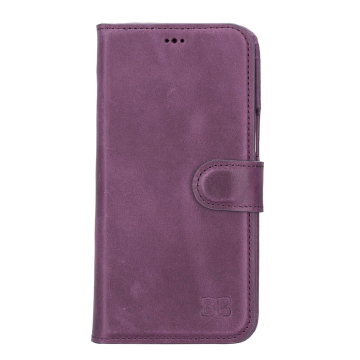 Apple iPhone 14 Series Full Leather Coating Detachable Wallet Case - - Brand My Case