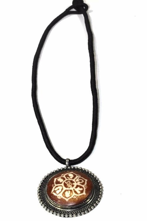 Auspicious Mandala Flower Spiritual Necklace - Brand My Case