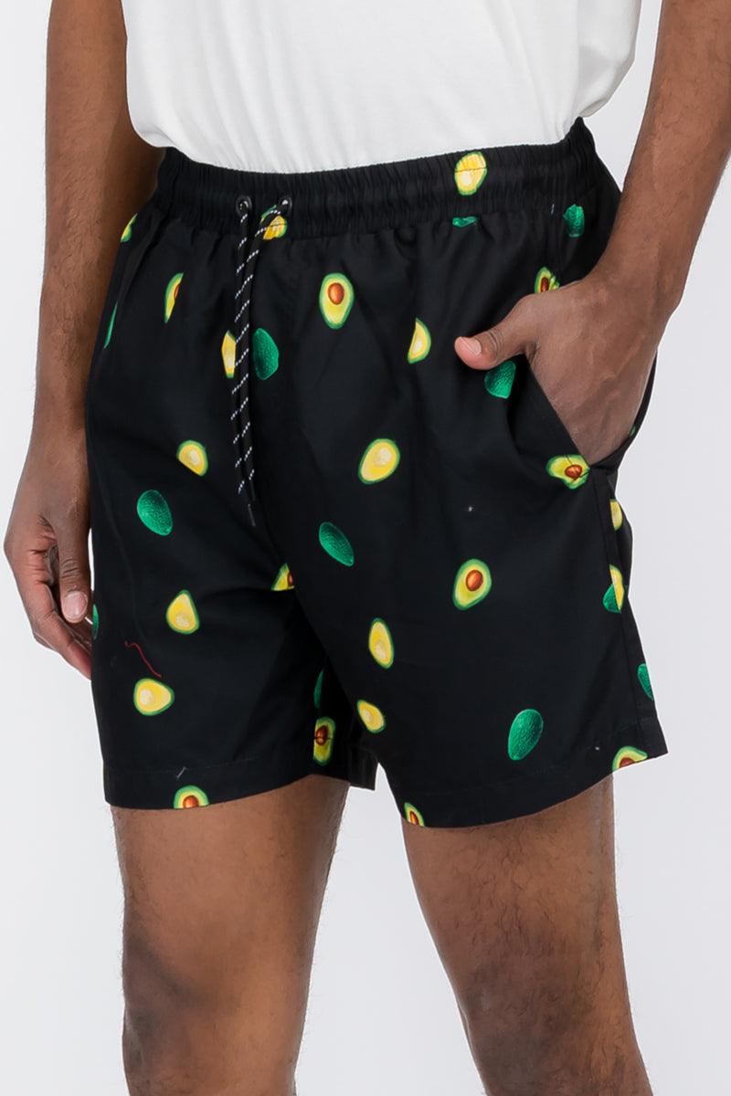 Avocado Print Swim Shorts - Brand My Case