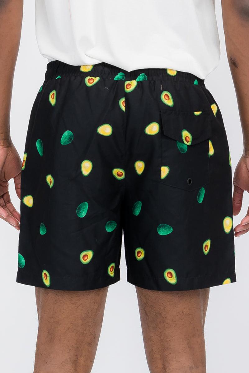 Avocado Print Swim Shorts - Brand My Case