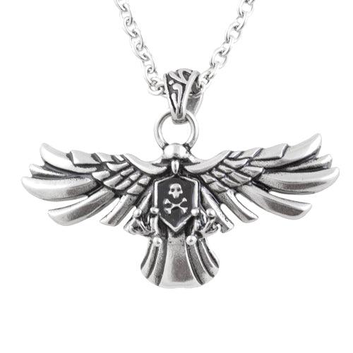 Bald & Bad to the Bone Necklace - Eagle Skull Pendant - Brand My Case