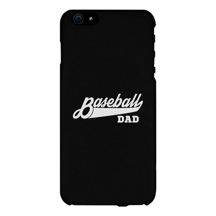 Baseball Dad Black Phone Case - Brand My Case