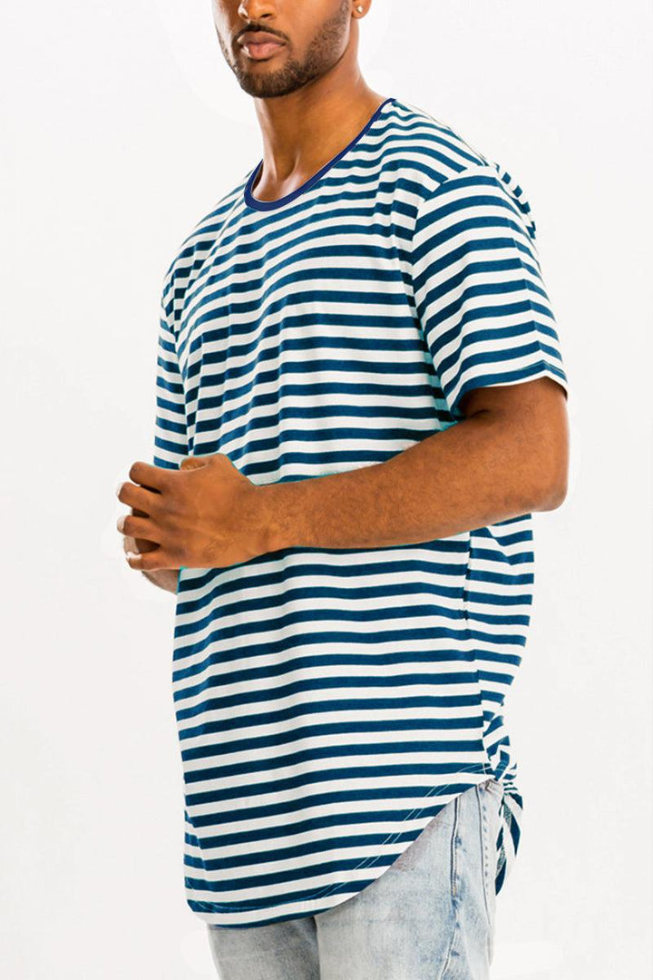 BASIC STRIPED TEE - Brand My Case