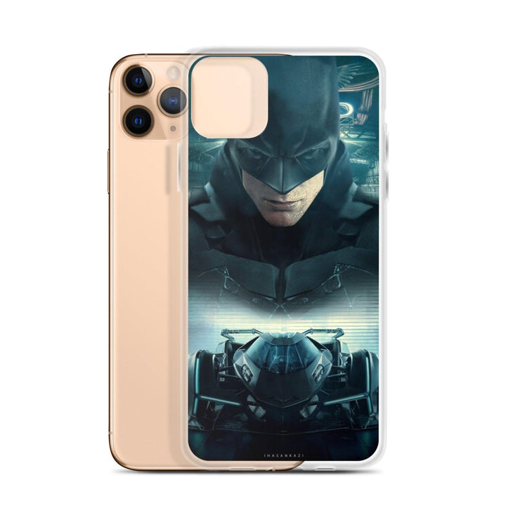 Batman's Awesome Batmobile Premium Clear Case for iPhone - Brand My Case