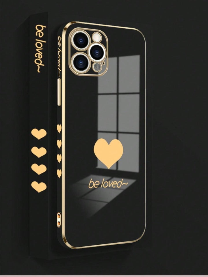 "Be Loved" Heart Print Phone Case - Brand My Case