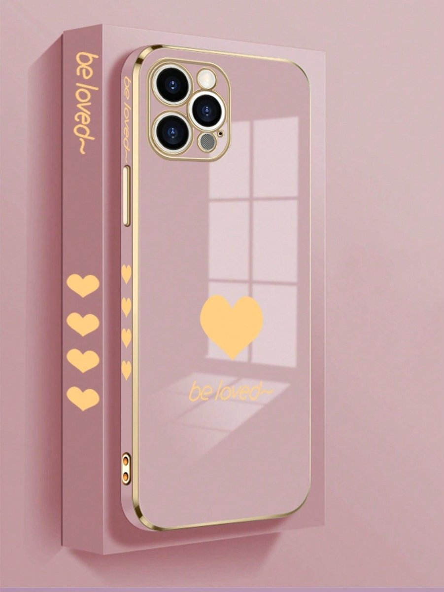 "Be Loved" Heart Print Phone Case - Brand My Case