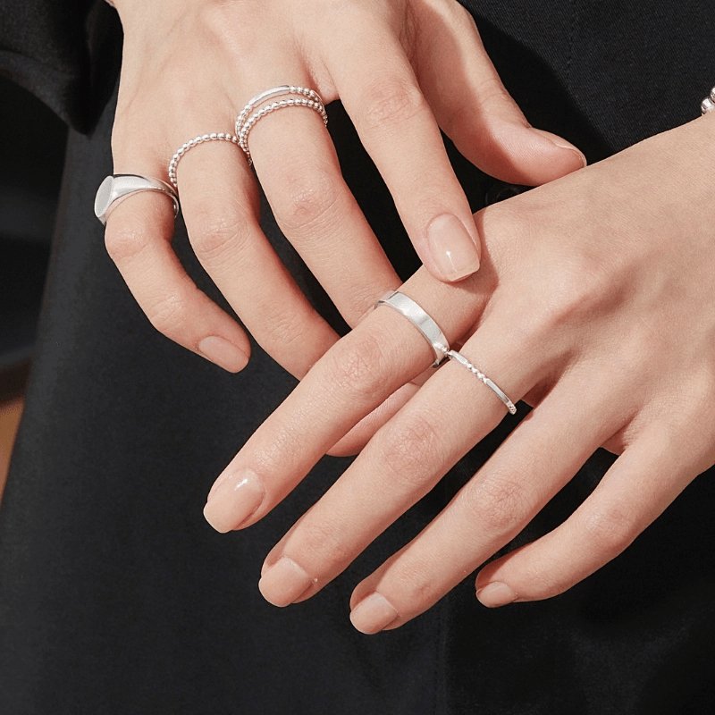 Beaded Ring For Girl, Beaded Fine Rings, Women's Ring - Brand My Case
