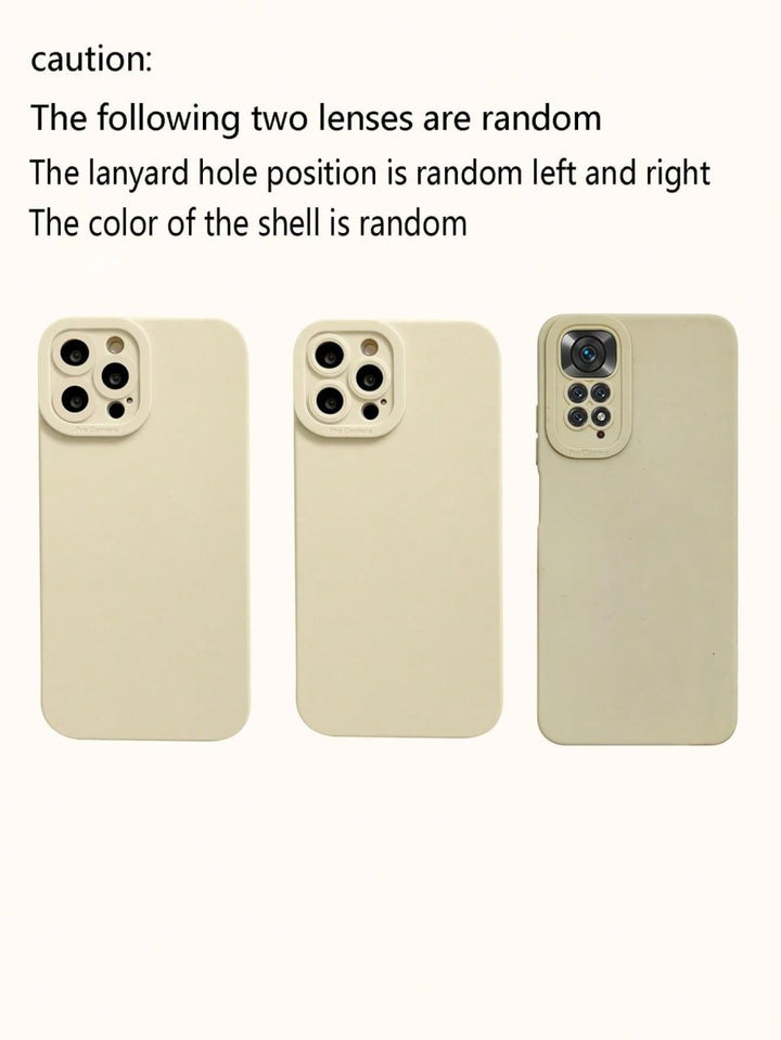 Beige Graphic Phone Case With Stand Out Holder - Brand My Case