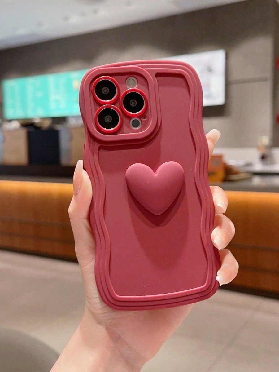 Big Heart Decor Phone Case - Brand My Case