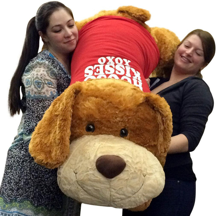 Big Plush Dog Huge 5 Foot Long Valentine's Day Giant Stuffed Animal - Brand My Case