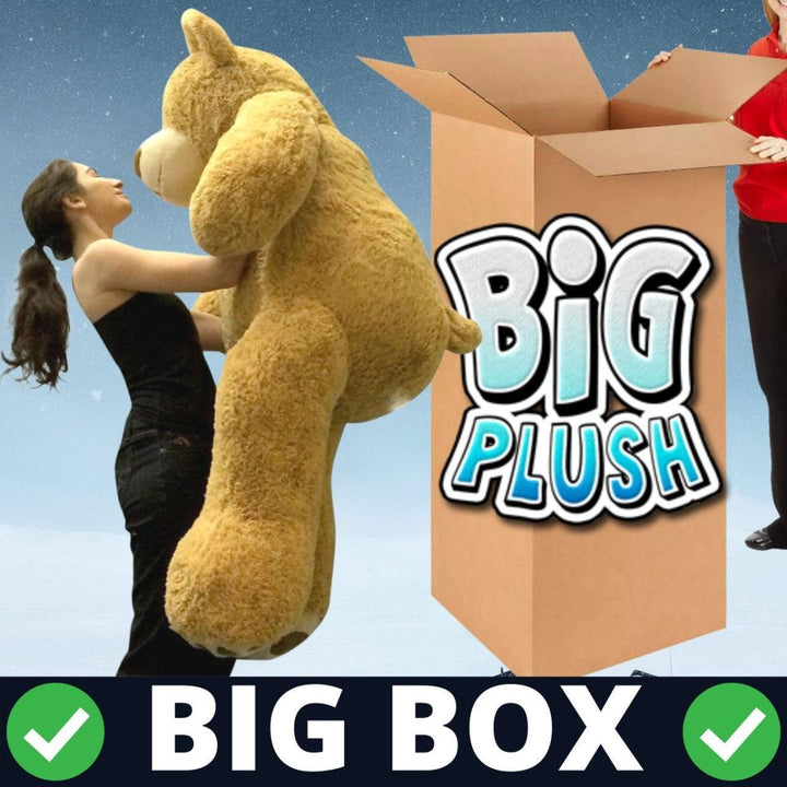 Big Plush Giant Teddy Bear Five Feet Tall Tan Color Soft Smiling Big - Brand My Case