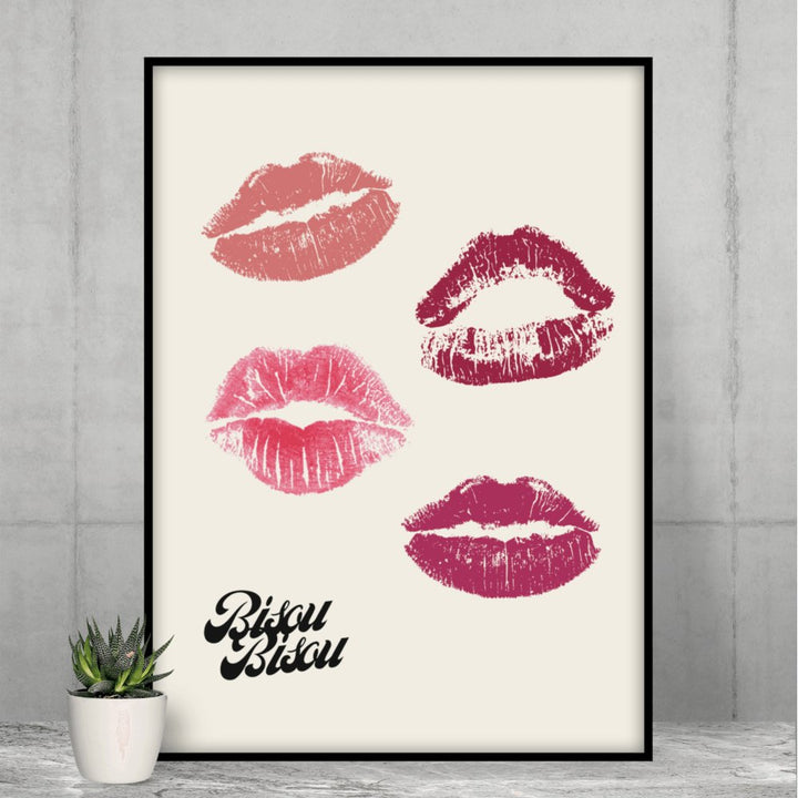 Bisou Bisou Kisses Poster - Brand My Case