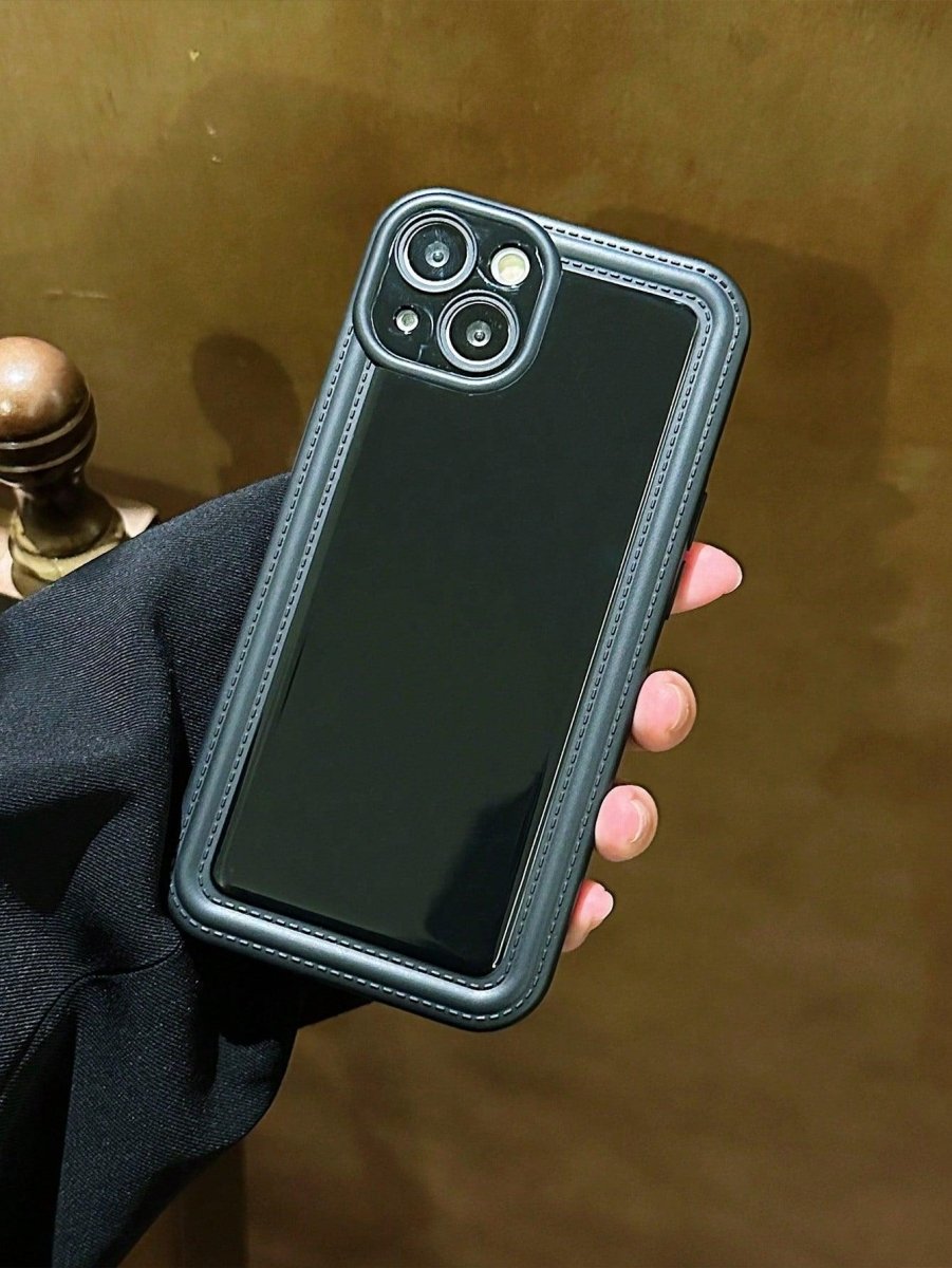 Black TPU Premium Solid Phone Cases - Brand My Case