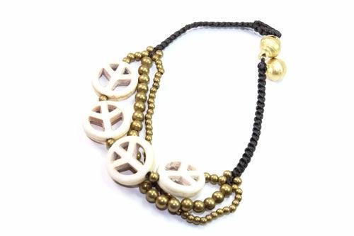 Boho Peace Symbol Bracelet - Brand My Case