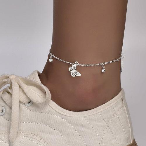 Boho Star Charm Anklet For Women Gold/Silver - Brand My Case