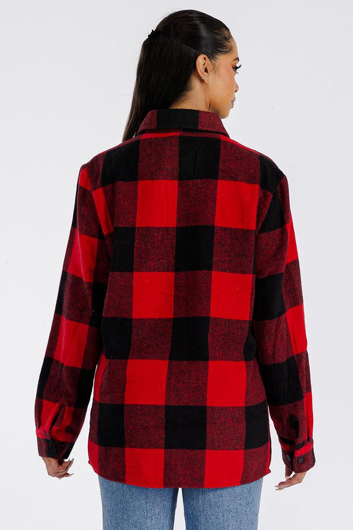 Boyfriend Oversized Soft Flannel Shacket - Brand My Case