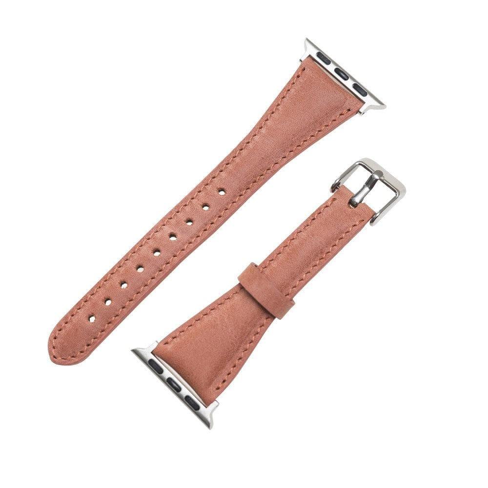 Bradford Classic Slim Apple Watch Leather Straps - Brand My Case