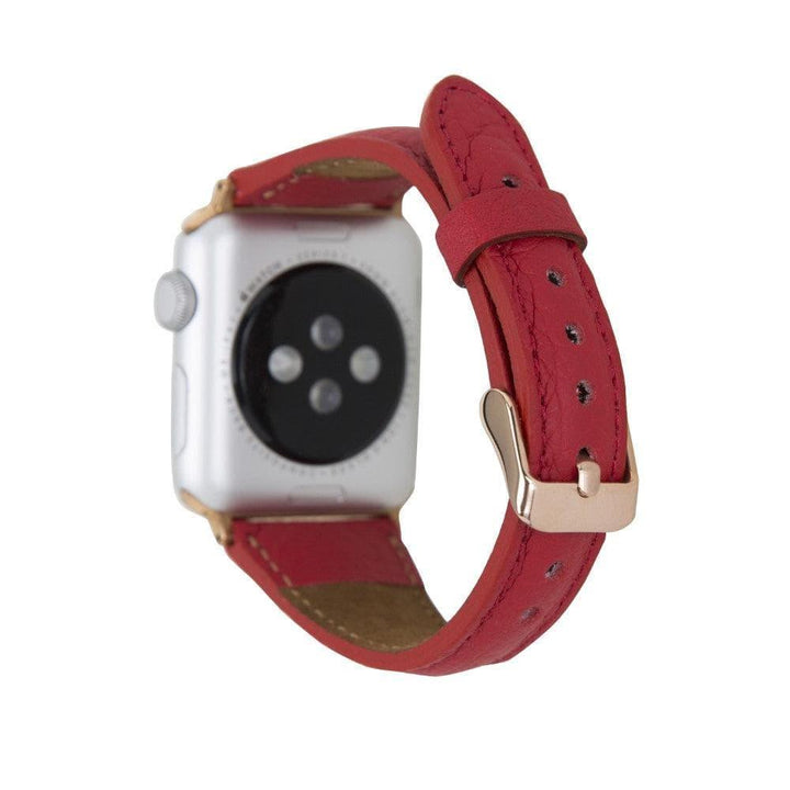 Bradford Classic Slim Apple Watch Leather Straps - Brand My Case