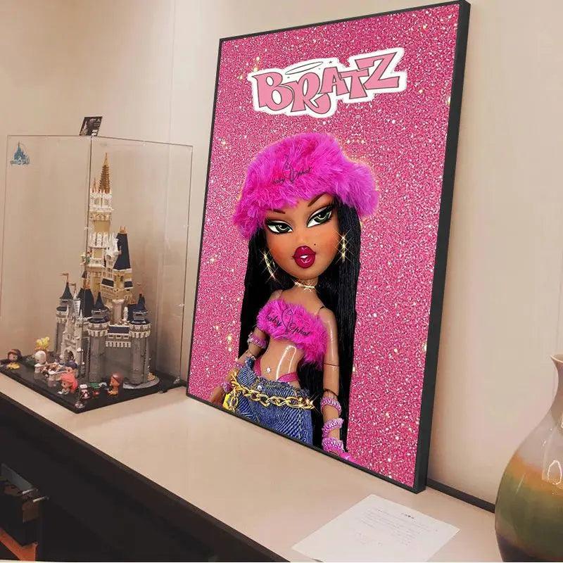 Bratz Doll Anime Posters - Retro Decor - Wall Art - Brand My Case