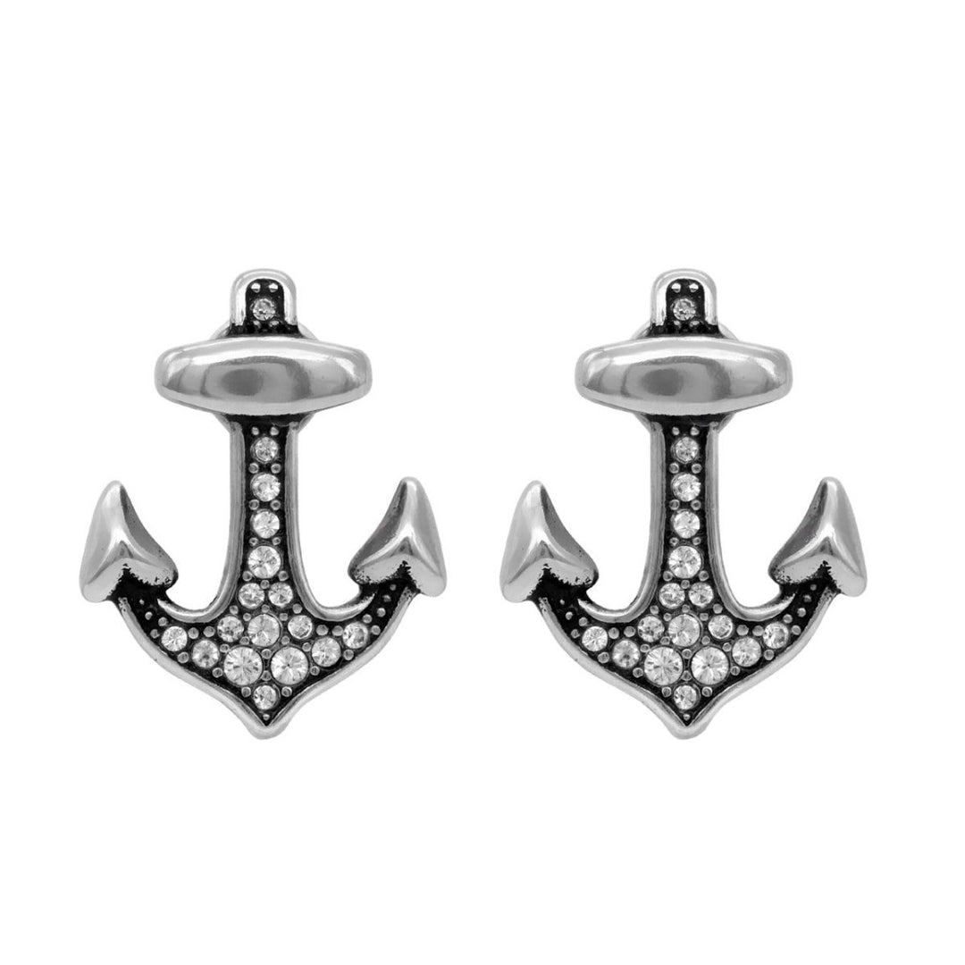 Brilliant Anchor Earrings - Brand My Case