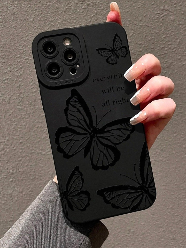 Brown Premium Butterfly Print Phone Cases - Brand My Case